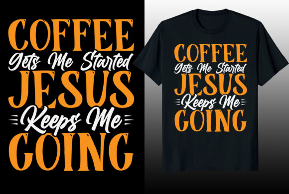 Coffee Gets Me Typography T-Shirt Design Review for Digital Sellers