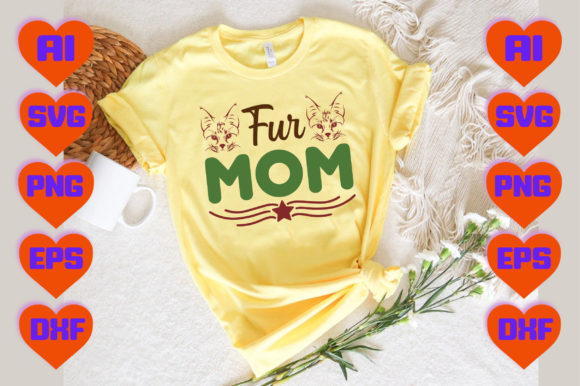 FUR MOM T-Shirt Design for Local Branding